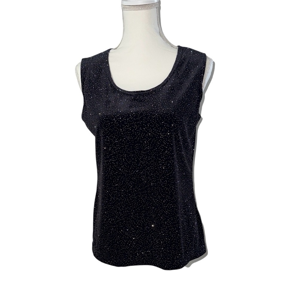 RONNI NICOLE Elegant Black Sleeveless Top